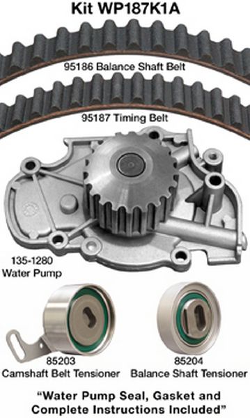 1995-1997 Honda Odyssey Engine Timing Belt Kit with Water Pump (Dayco)