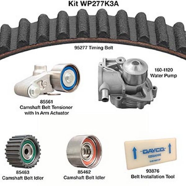 1998-1999 Subaru Impreza Engine Timing Belt Kit with Water Pump (Dayco)