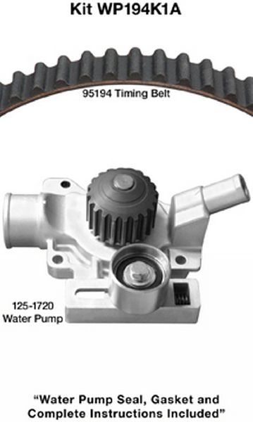 1991-1996 Mercury Tracer Engine Timing Belt Kit with Water Pump (Dayco)