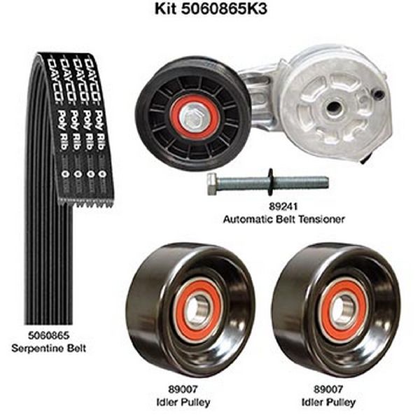 2001-2003 Pontiac Grand Am Serpentine Belt Drive Component Kit - Main Drive (Dayco)
