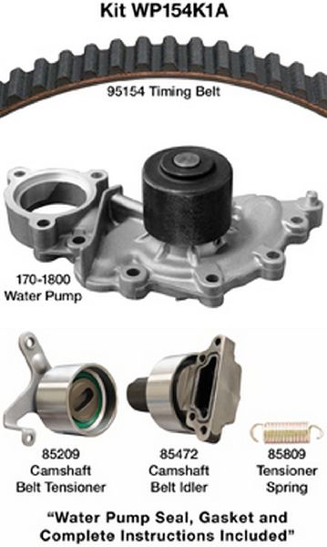 1988-1989 Toyota 4Runner Engine Timing Belt Kit with Water Pump (Dayco)