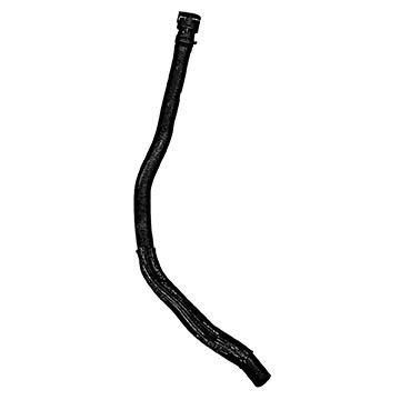 2011 BMW 740i HVAC Heater Hose - Heater Outlet (Dayco)