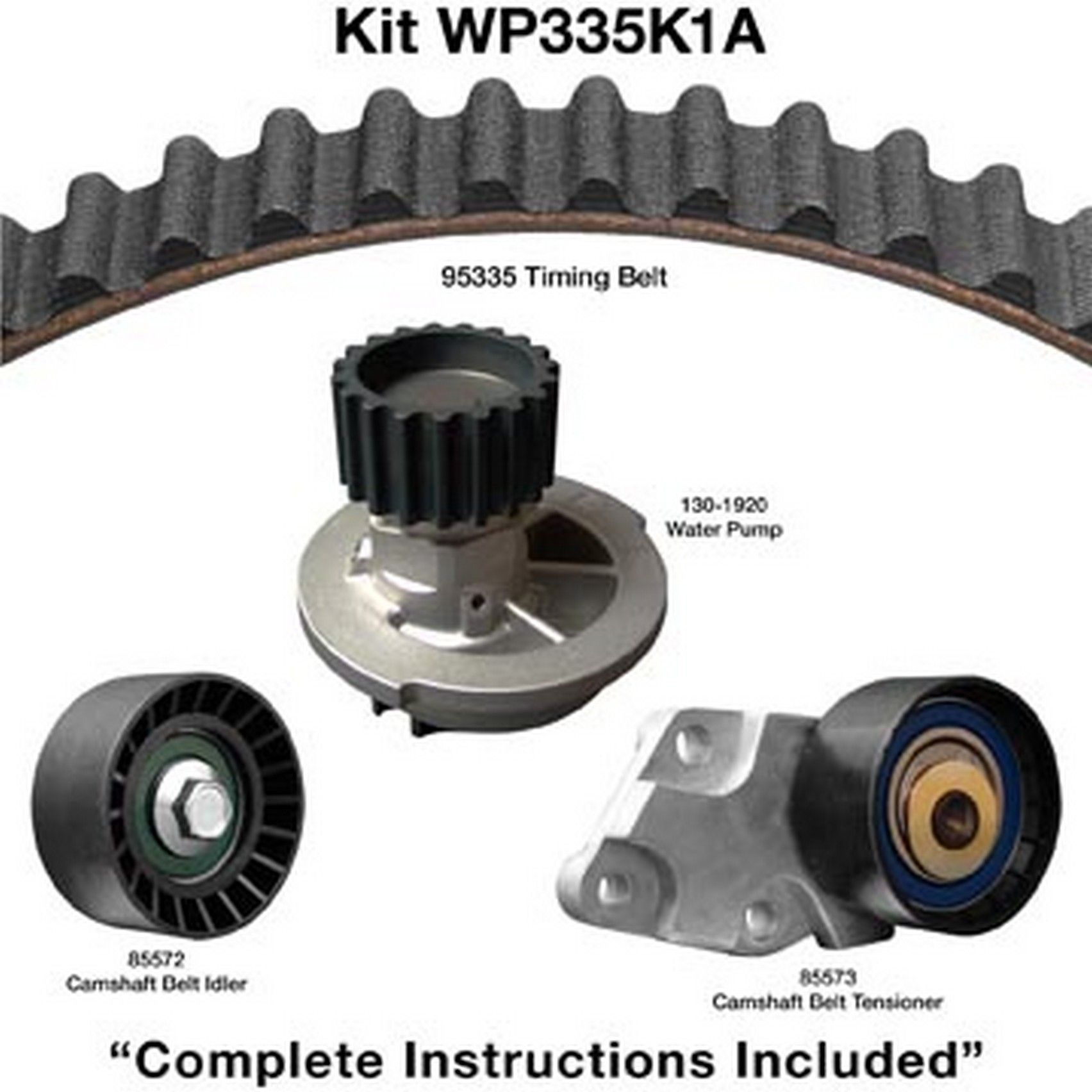 2008, 2007, 2006, 2005 Pontiac Wave Engine Timing Belt Kit with Water Pump