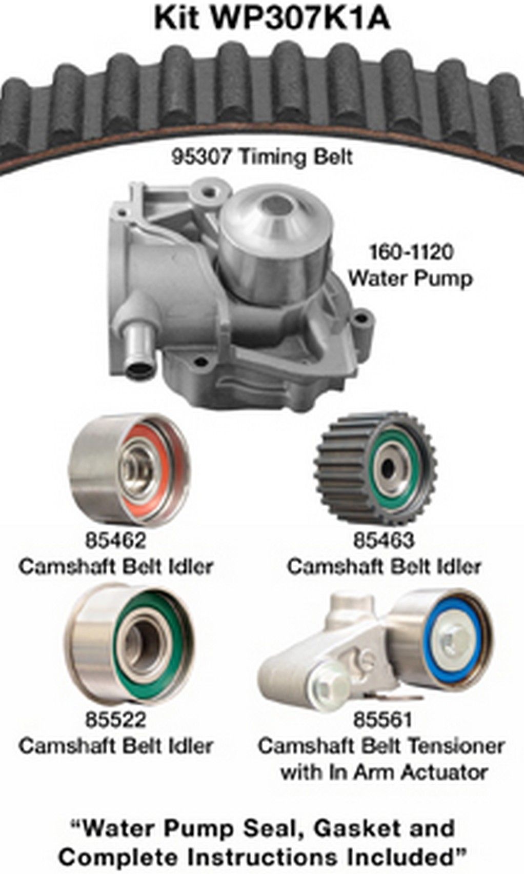2005, 2004, 2003, 2002, 2001, 2000 Subaru Outback Engine Timing Belt Kit with Water Pump