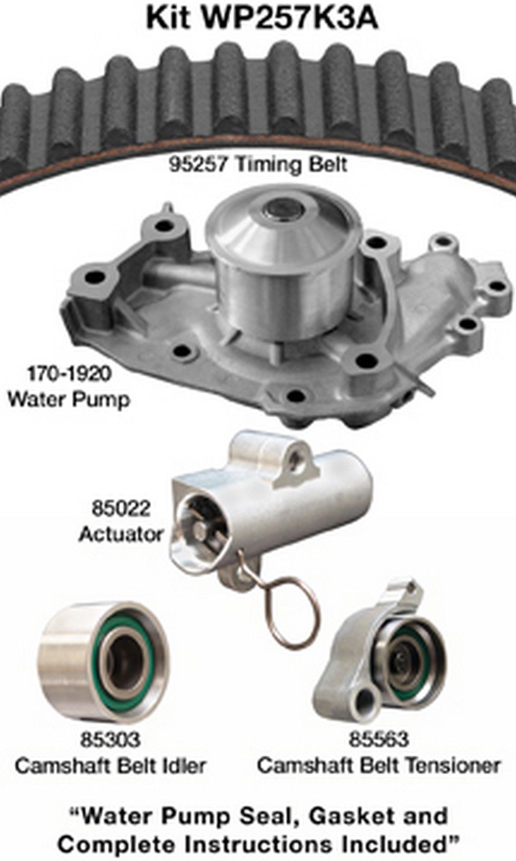 2006, 2005, 2004 Lexus ES330 Engine Timing Belt Kit with Water Pump