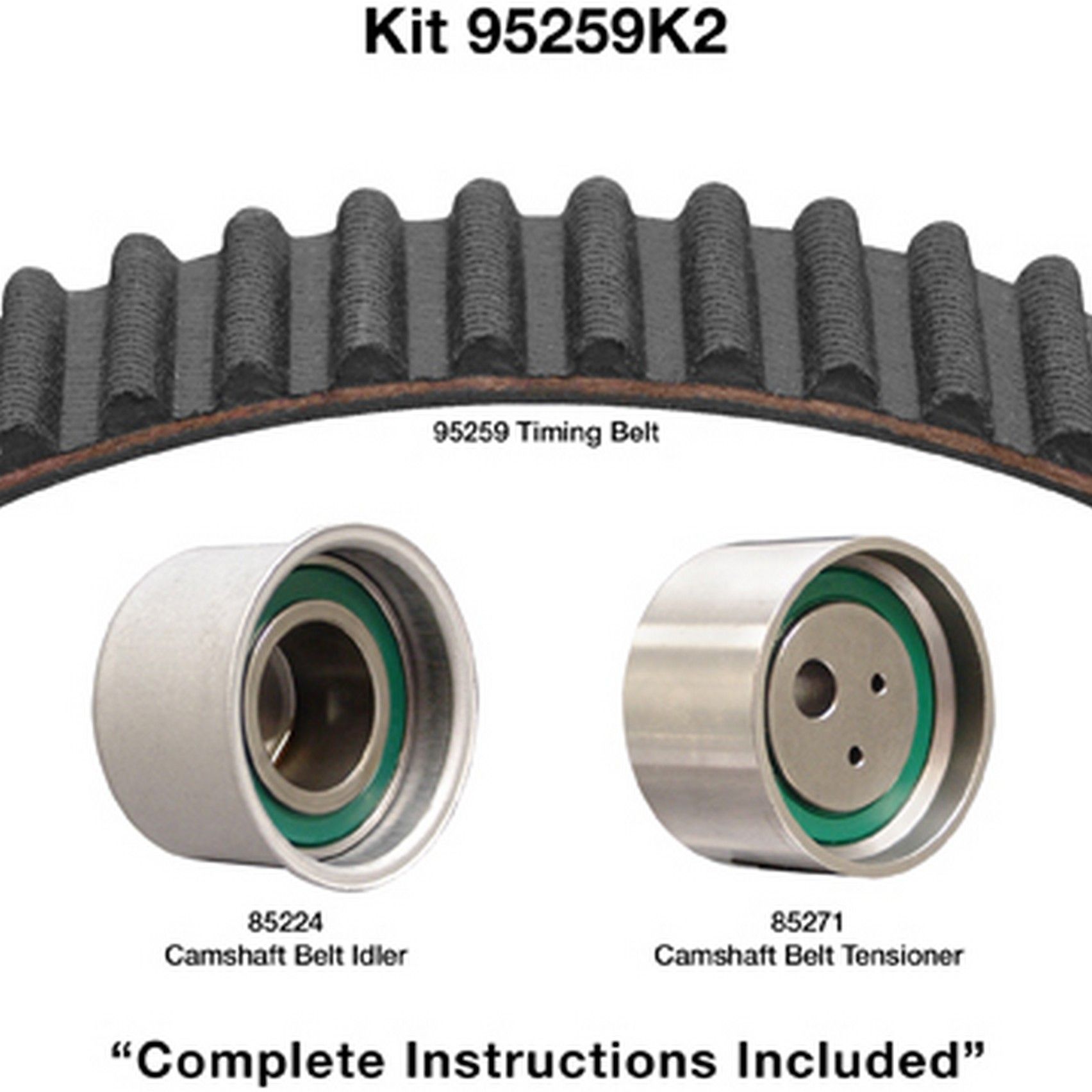 2005, 2004, 2003, 2002, 2001, 2000, 1999, 1998, 1997, 1996, 1995 Dodge Stratus Engine Timing Belt Kit