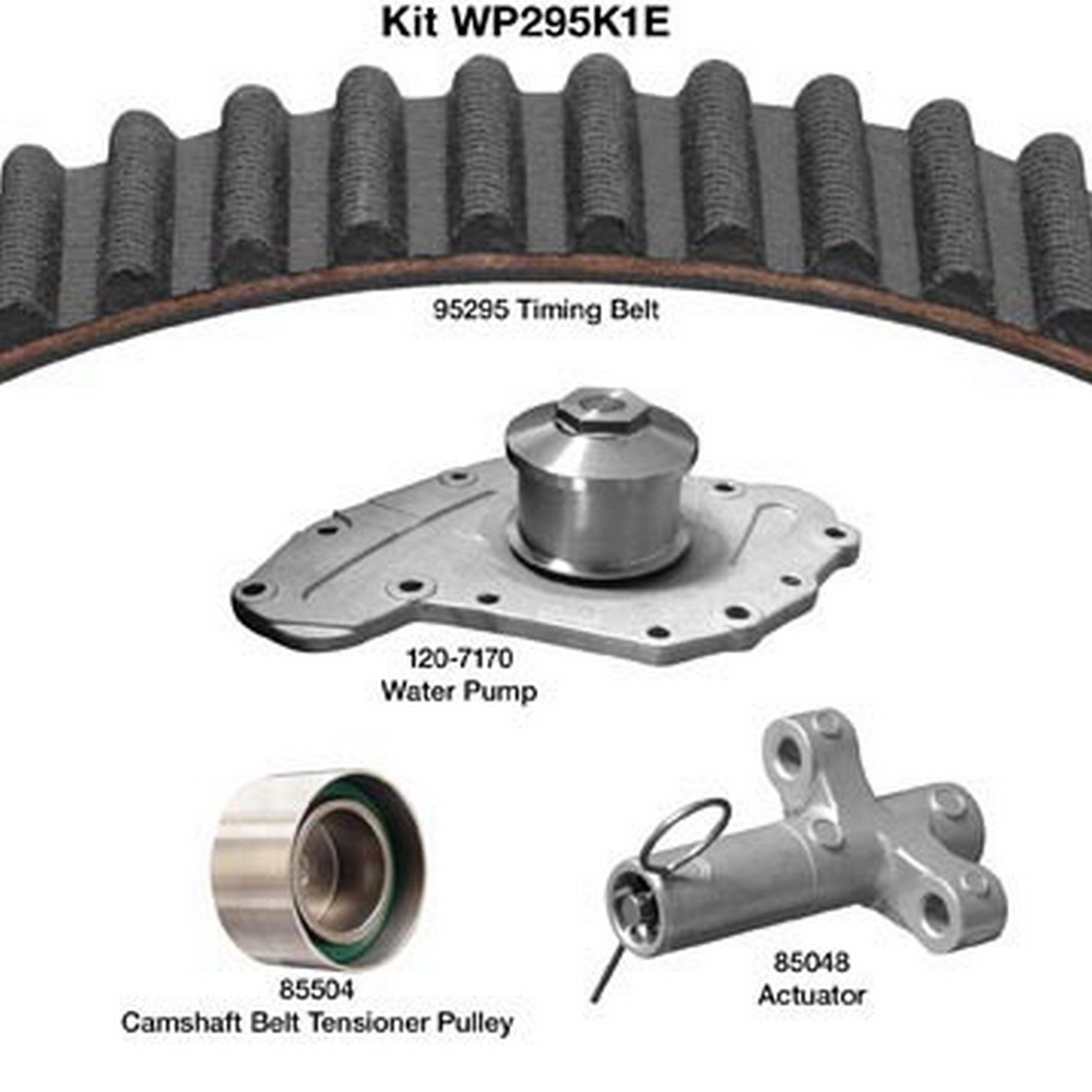 2010, 2009, 2008, 2007 Chrysler Sebring Engine Timing Belt Kit with Water Pump