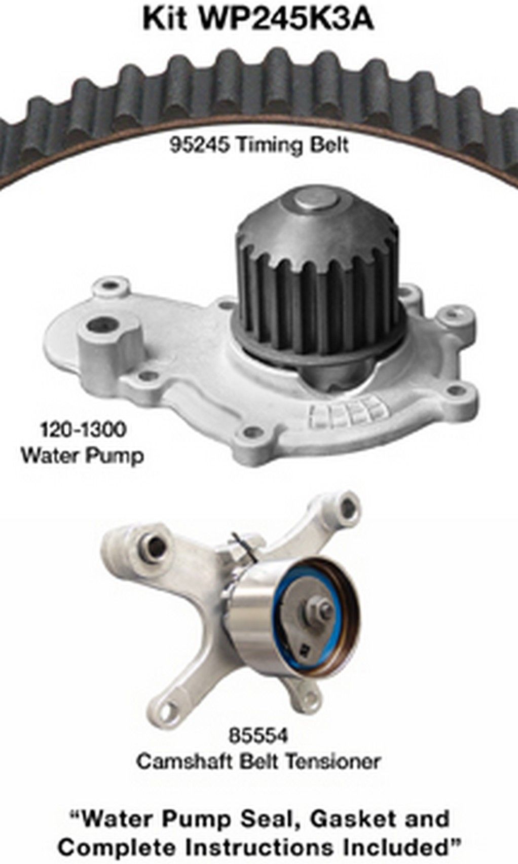 2005, 2004, 2003, 2002, 2001, 2000, 1999, 1998, 1997, 1996 Dodge Neon Engine Timing Belt Kit with Water Pump