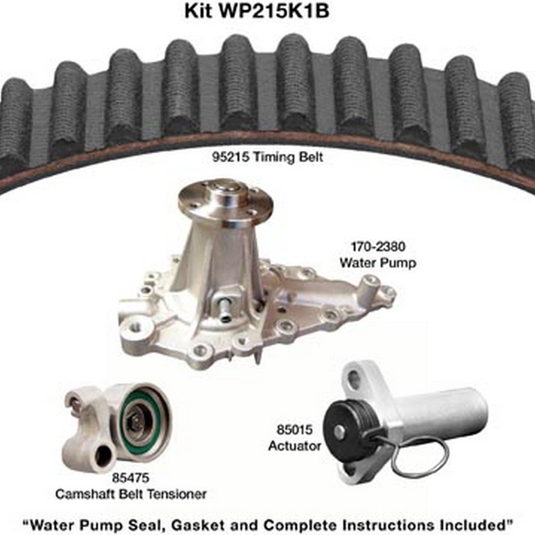 2005, 2004, 2003, 2002, 2001 Lexus IS300 Engine Timing Belt Kit with Water Pump