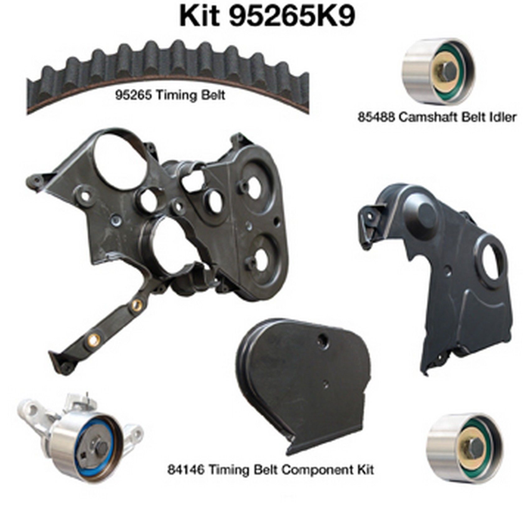 2000, 1999, 1998, 1997, 1996 Dodge Stratus Engine Timing Belt Kit