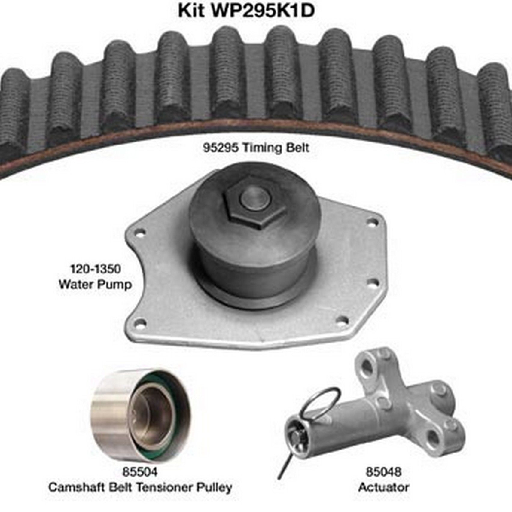2004, 2003 Dodge Intrepid Engine Timing Belt Kit with Water Pump
