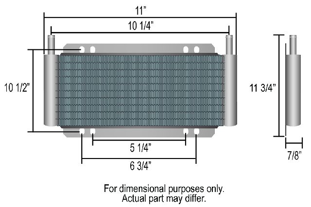 2013-2019 Lotus Evora Automatic Transmission Oil Cooler Kit (Derale)