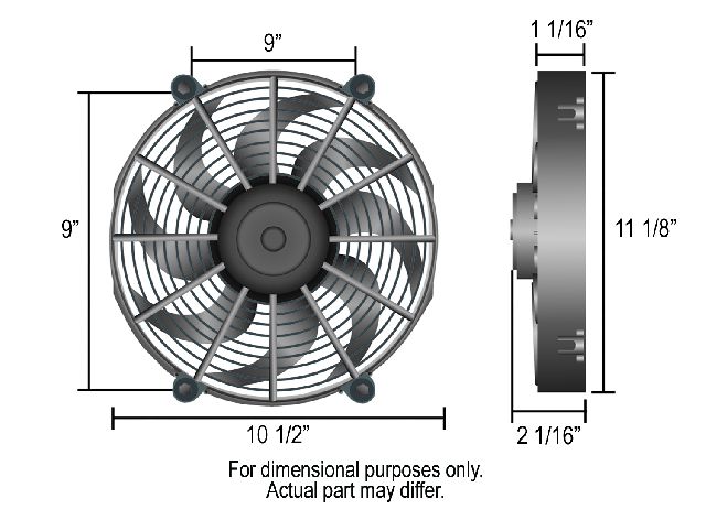 1984-1991 Jeep Cherokee Engine Cooling Fan (Derale)