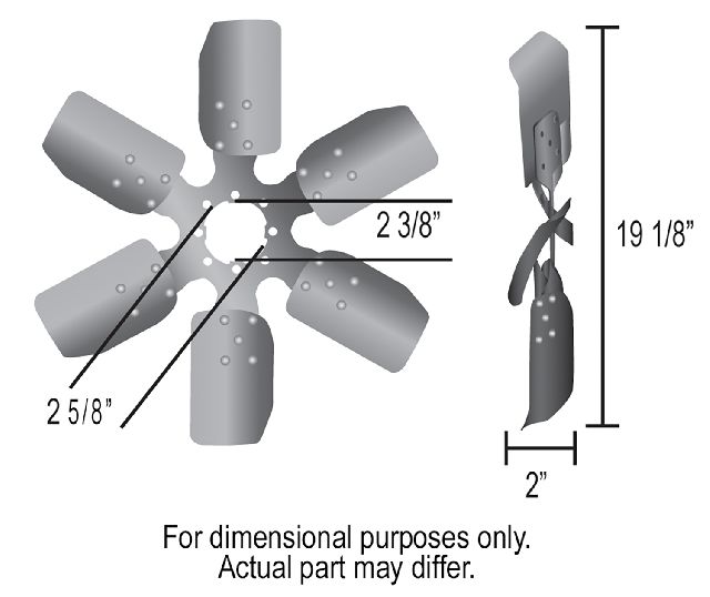 1978-1982 GMC Jimmy Engine Cooling Fan Blade (Derale)