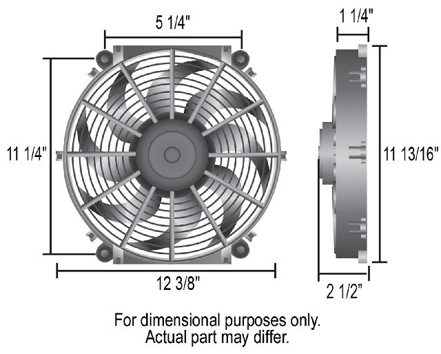2010 Toyota Prius Engine Cooling Fan (Derale)