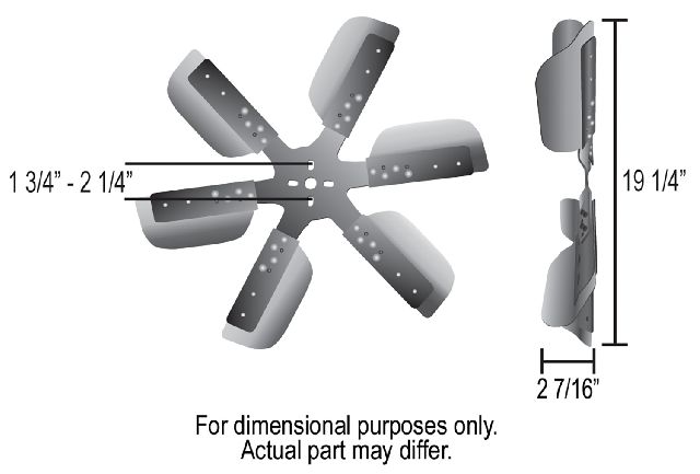 1978-1982 GMC Jimmy Engine Cooling Fan Blade (Derale)