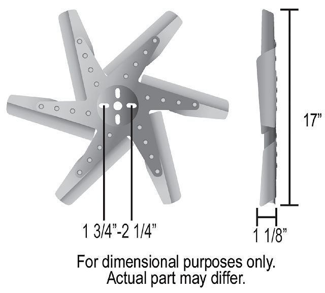 1980-1982 Mercury Cougar Engine Cooling Fan Blade (Derale)