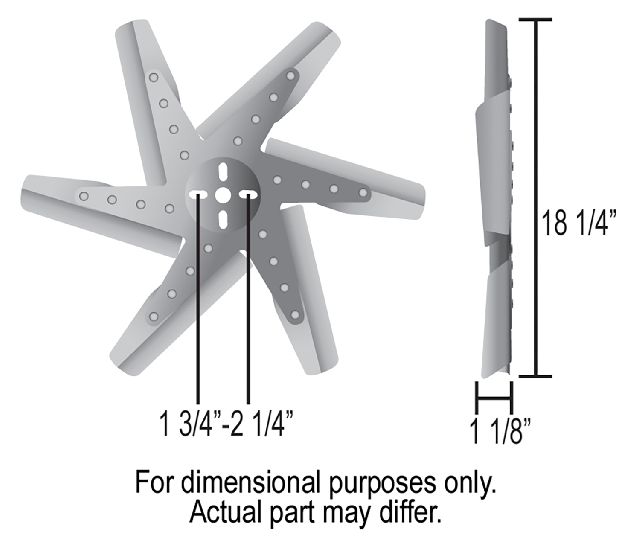 1982-1994 Mercury Cougar Engine Cooling Fan Blade (Derale)