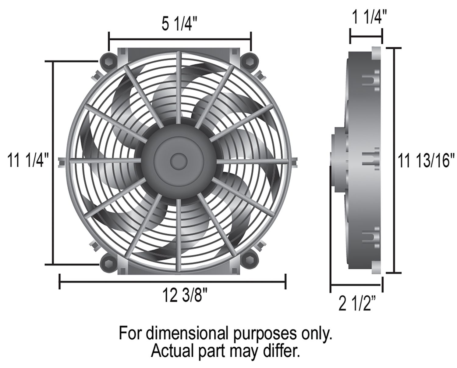 2010, 2009, 2008, 2007, 2006, 2005, 2004 Mazda 3 Engine Cooling Fan