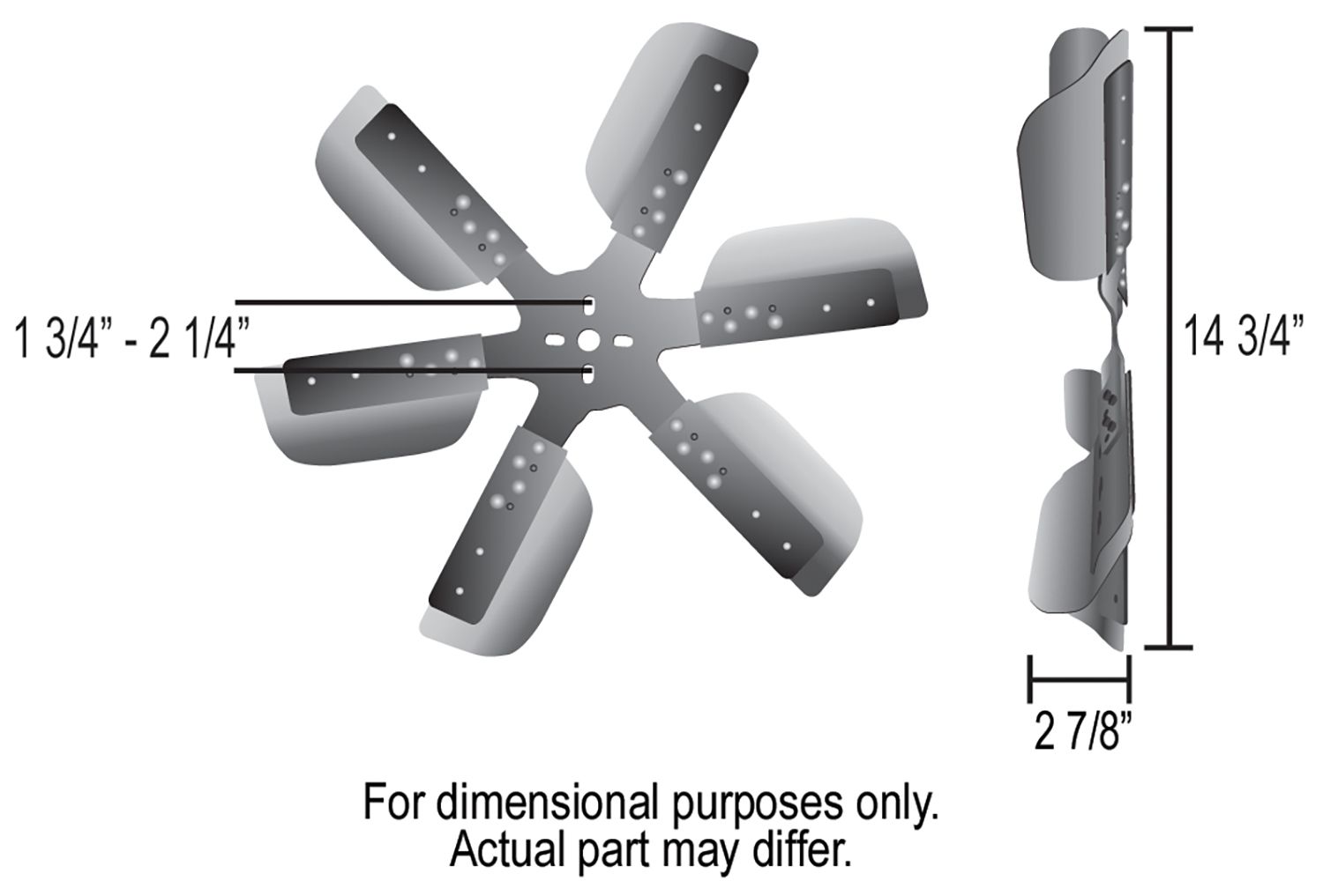 1986, 1985, 1984 Jeep Cherokee Concord Engine Cooling Fan Blade
