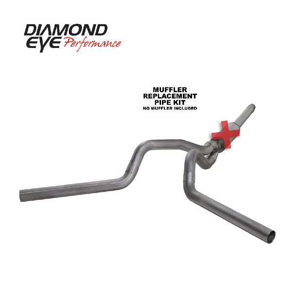 1994-1997 Ford F-350 Exhaust System Kit (Diamond Eye Performance)