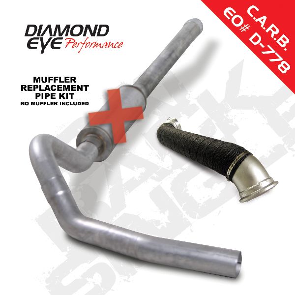 2006 GMC Sierra 3500 Exhaust System Kit (Diamond Eye Performance)