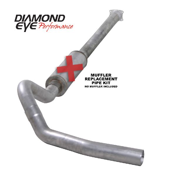 2001-2005 GMC Sierra 3500 Exhaust System Kit (Diamond Eye Performance)