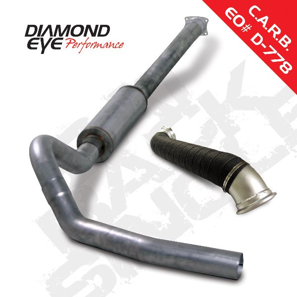2004-2005 GMC Sierra 3500 Exhaust System Kit (Diamond Eye Performance)