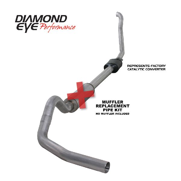 1994-1997 Ford F-350 Exhaust System Kit (Diamond Eye Performance)