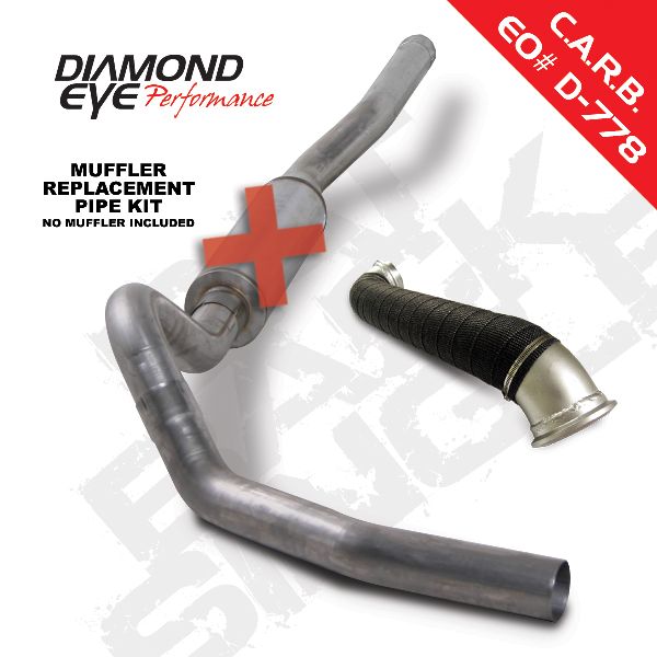 2006 GMC Sierra 3500 Exhaust System Kit (Diamond Eye Performance)
