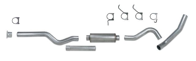 2001-2005 GMC Sierra 3500 Exhaust System Kit (Diamond Eye Performance)