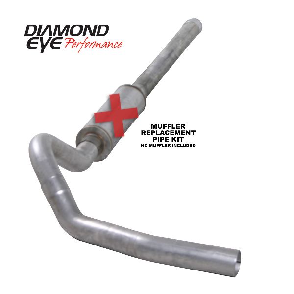 2006 GMC Sierra 3500 Exhaust System Kit (Diamond Eye Performance)