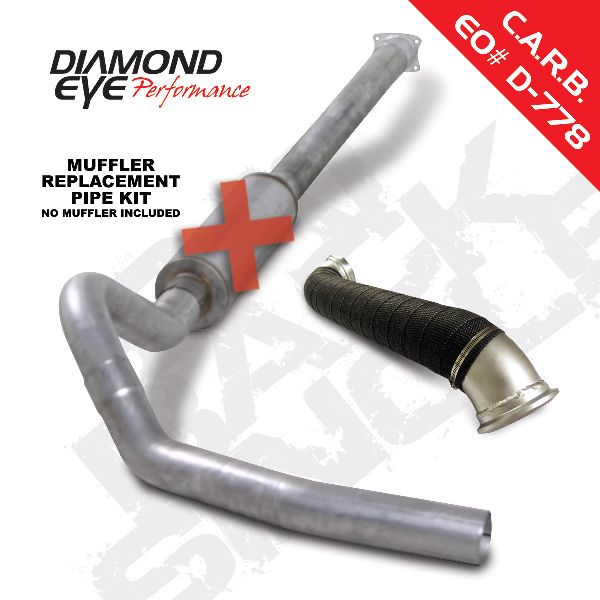 2004-2005 GMC Sierra 3500 Exhaust System Kit (Diamond Eye Performance)