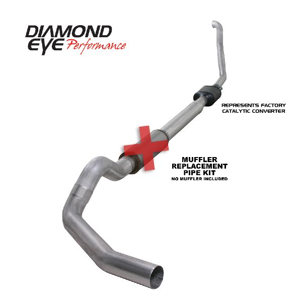 1994-1997 Ford F-350 Exhaust System Kit (Diamond Eye Performance)