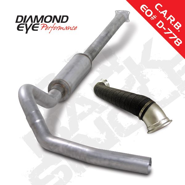 2004-2005 GMC Sierra 3500 Exhaust System Kit (Diamond Eye Performance)
