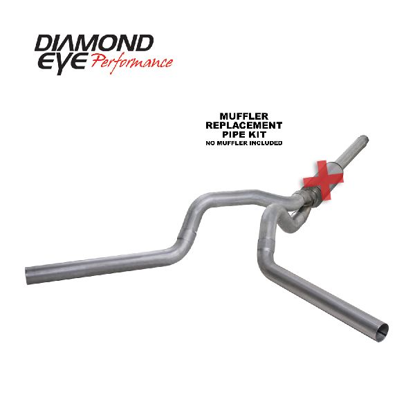 1994-1997 Ford F-350 Exhaust System Kit (Diamond Eye Performance)
