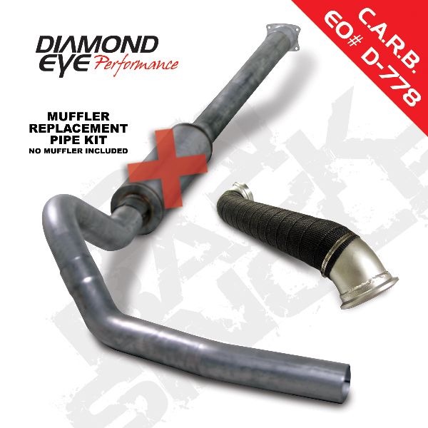2004-2005 GMC Sierra 3500 Exhaust System Kit (Diamond Eye Performance)