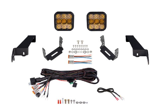 2018-2024 Jeep Wrangler Light Bar Mounting Kit (Diode Dynamics)