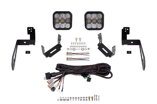 2007-2018 Jeep Wrangler Light Bar Mounting Kit (Diode Dynamics)