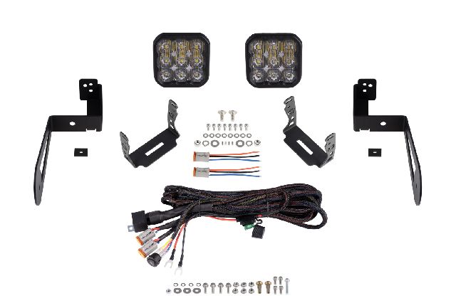 2007-2018 Jeep Wrangler Light Bar Mounting Kit (Diode Dynamics)