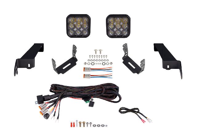 2018-2024 Jeep Wrangler Light Bar Mounting Kit (Diode Dynamics)