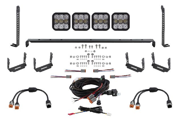 2014-2024 Toyota 4Runner Light Bar Mounting Kit (Diode Dynamics)