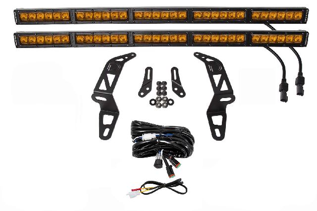 2018-2024 Jeep Wrangler Light Bar Mounting Kit (Diode Dynamics)