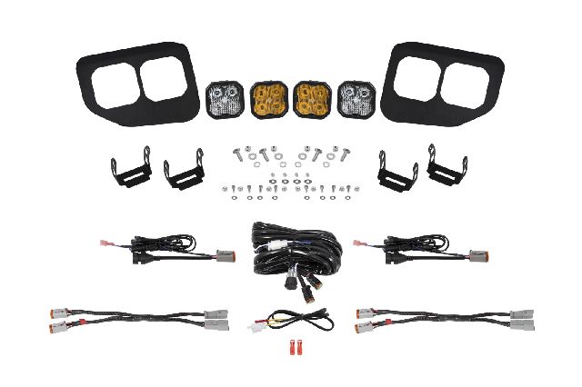 2020-2022 Ford F-550 Super Duty Light Bar Mounting Kit (Diode Dynamics)