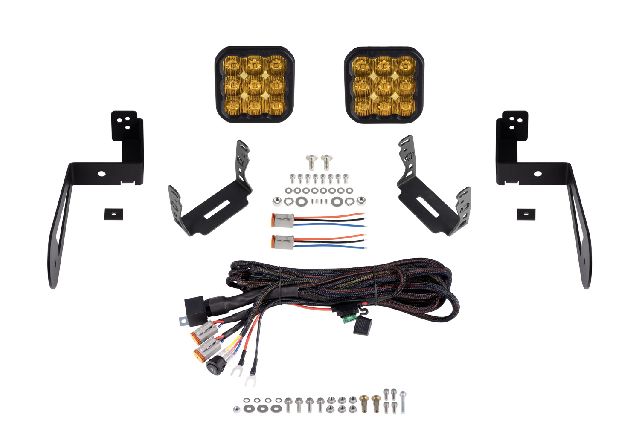 2007-2018 Jeep Wrangler Light Bar Mounting Kit (Diode Dynamics)