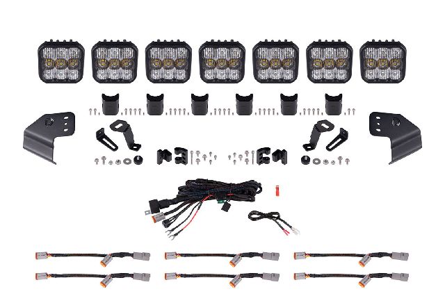 2021-2024 Ford Bronco Light Bar Mounting Kit (Diode Dynamics)