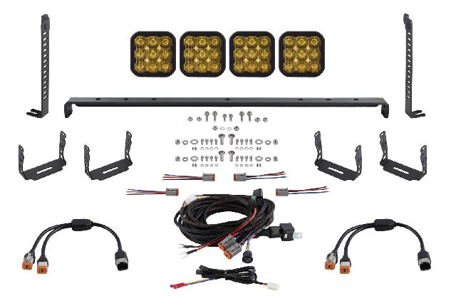2014-2024 Toyota 4Runner Light Bar Mounting Kit (Diode Dynamics)