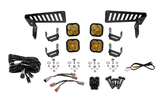 2018-2023 Jeep Wrangler Light Bar Mounting Kit (Diode Dynamics)