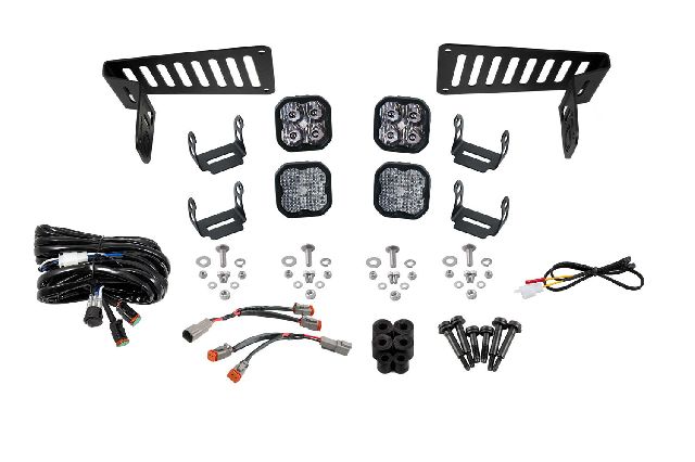 2018-2023 Jeep Wrangler Light Bar Mounting Kit (Diode Dynamics)