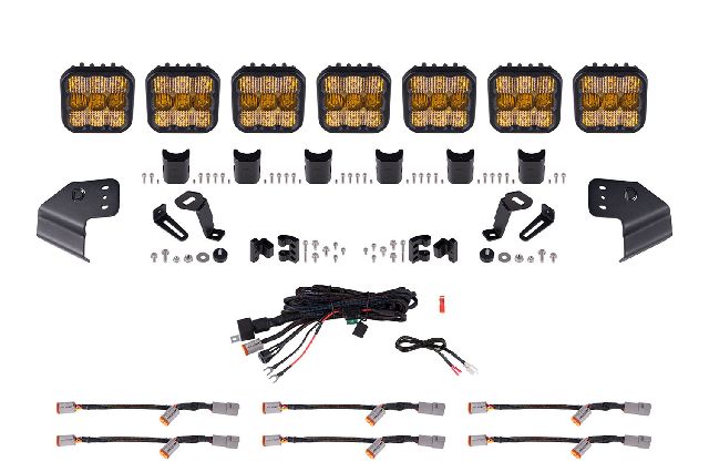 2021-2024 Ford Bronco Light Bar Mounting Kit (Diode Dynamics)